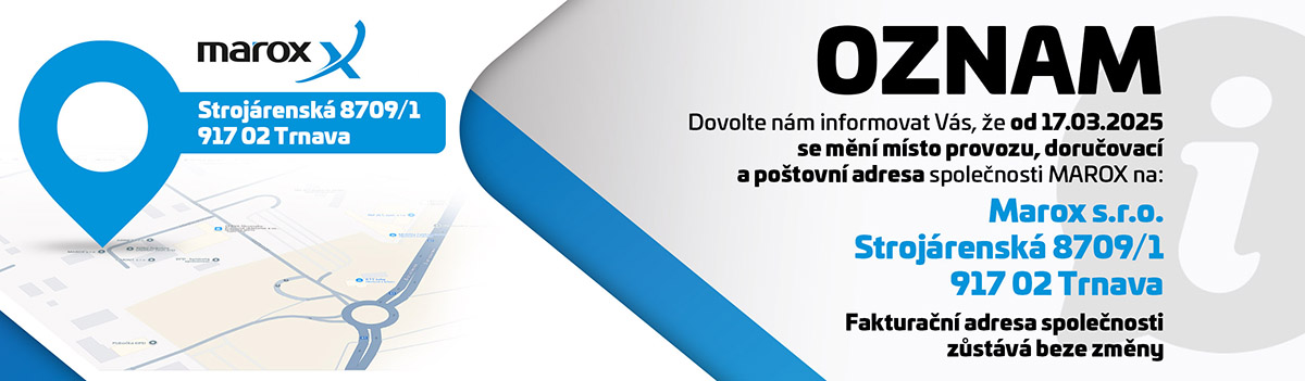 oznam zmena prevadzky cz web
