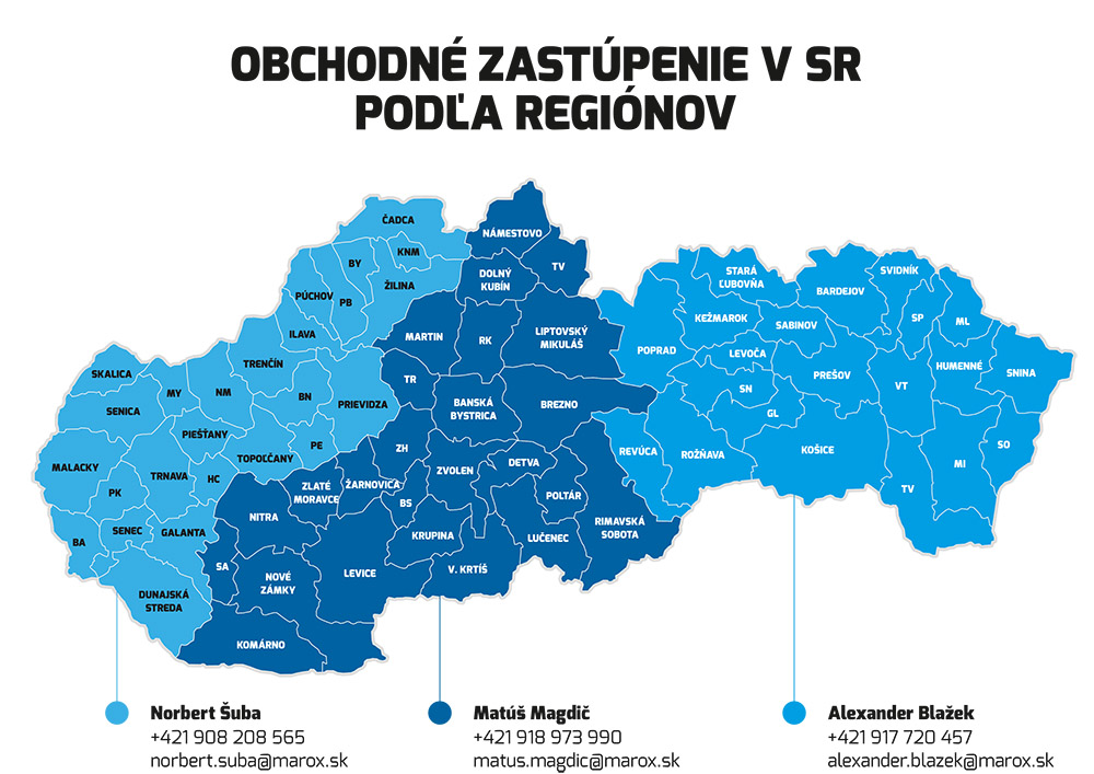 mapa voda sk