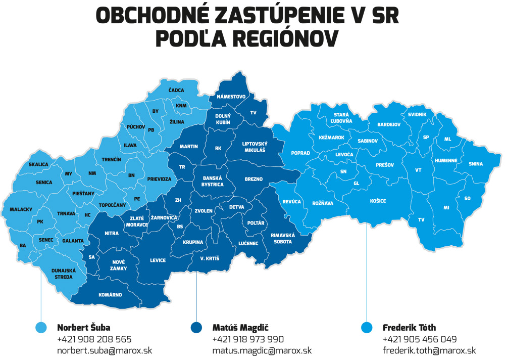 mapa voda sk